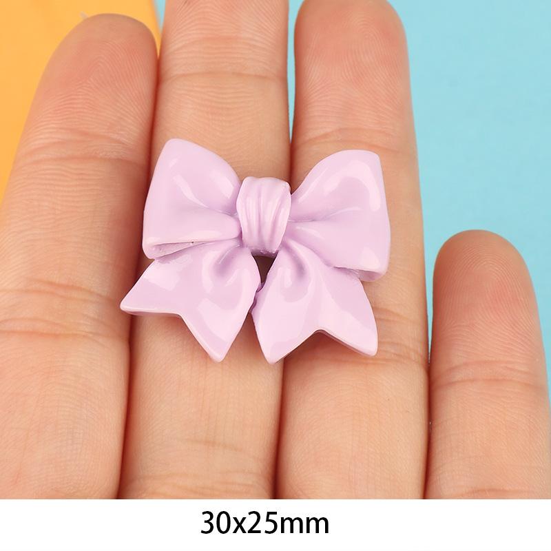 Charm nơ sáng bóng DIY trang trí điện thoại (FF-380)