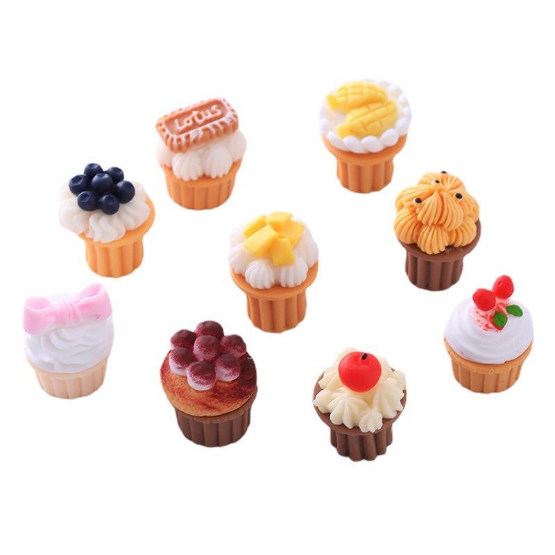 Charm cupcake mini DIY trang trí vỏ điện thoại (FF-19)