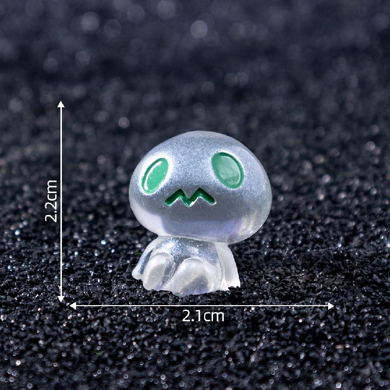 Tiểu cảnh alien mini phát sáng DIY, phụ kiện tiểu cảnh mini resin treo bàn garden cute (ZC-1404)