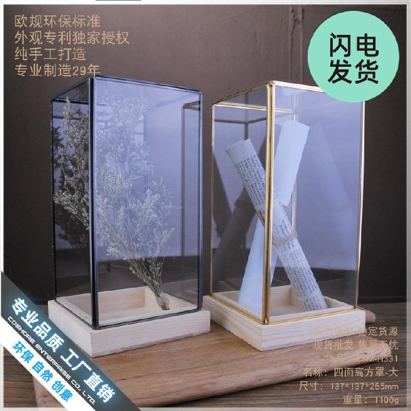 Chậu Đa Giác Chụp kính hình học decor cửa hàng (DG-131)