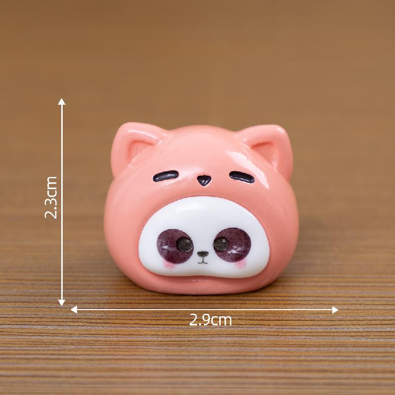 Tiểu cảnh đầu gấu trúc DIY, phụ kiện tiểu cảnh mini bàn thu nhỏ đáng yêu, cute (ZC-877)