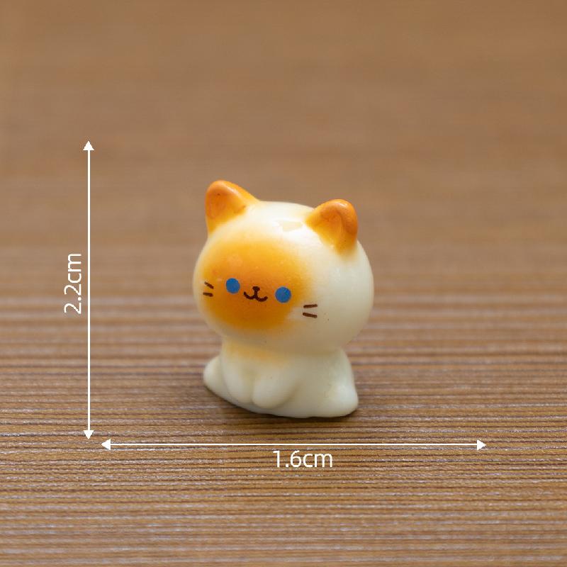 Tiểu cảnh mèo Xiêm đáng yêu, búp bê DIY, phụ kiện treo xe hơi tiểu cảnh mini bàn (ZC-544)