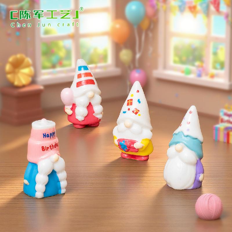 Phụ Kiện Tiểu Cảnh Chú lùn sinh nhật mini trang trí tiểu cảnh (PK-754)