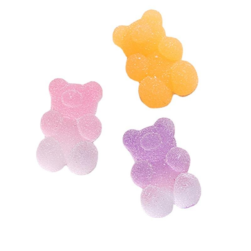 Charm gấu gummy màu DIY trang trí vỏ điện thoại (FF-510)
