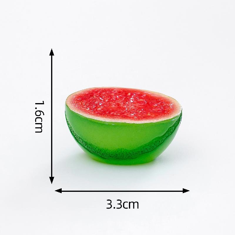 Tiểu cảnh trái cây phát sáng: dưa hấu, thanh long DIY, phụ kiện tiểu cảnh mini (ZC-654)