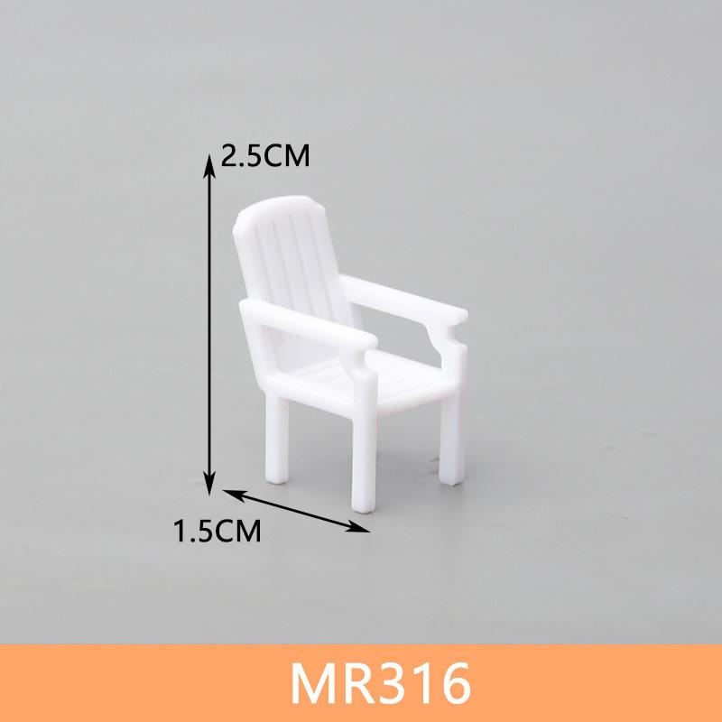 Phụ Kiện Mô Hình Bộ Bàn Ghế Mini Mô Hình Nội Thất Tỷ Lệ 1:30 (MH-269)