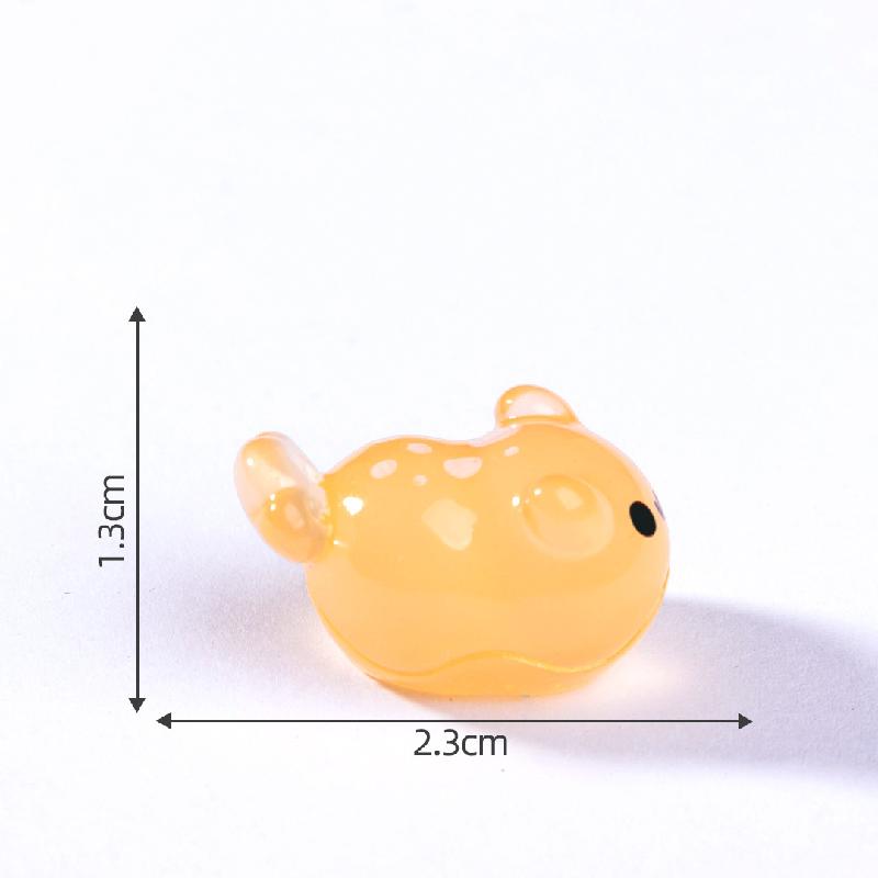 Tiểu cảnh sên biển cầu vồng phát sáng DIY, phụ kiện tiểu cảnh mini resin garden đáng yêu cute (ZC-1441)
