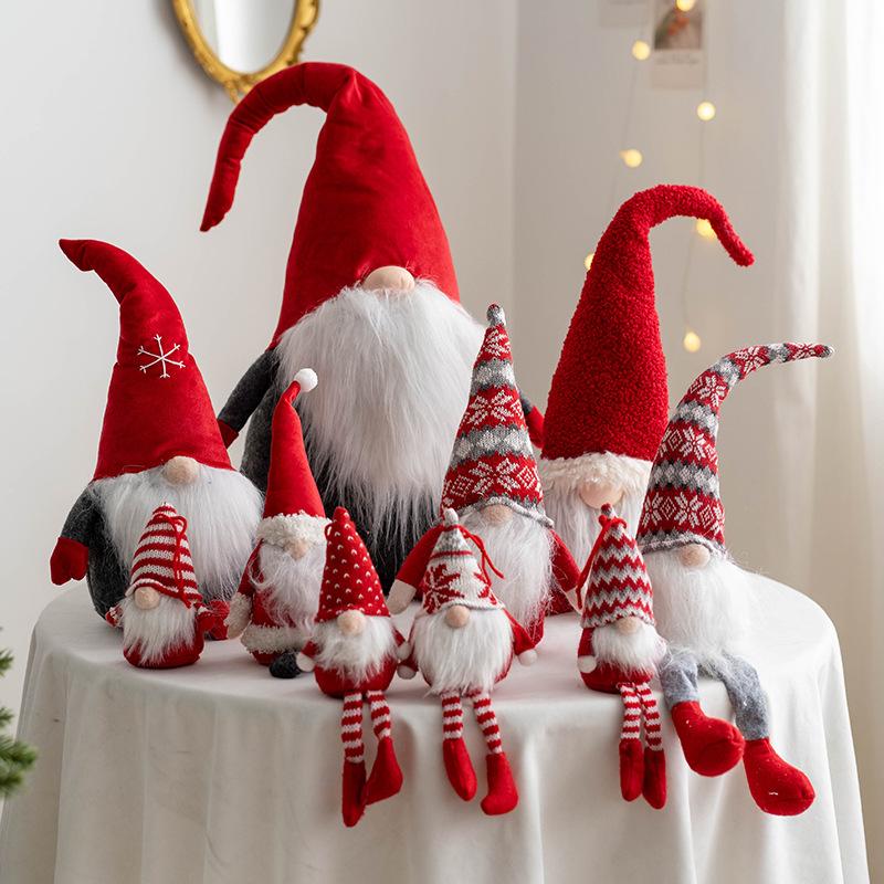 Trang Trí Noel Trang trí Noel: Búp bê không mặt, tinh linh Bắc Âu đáng yêu