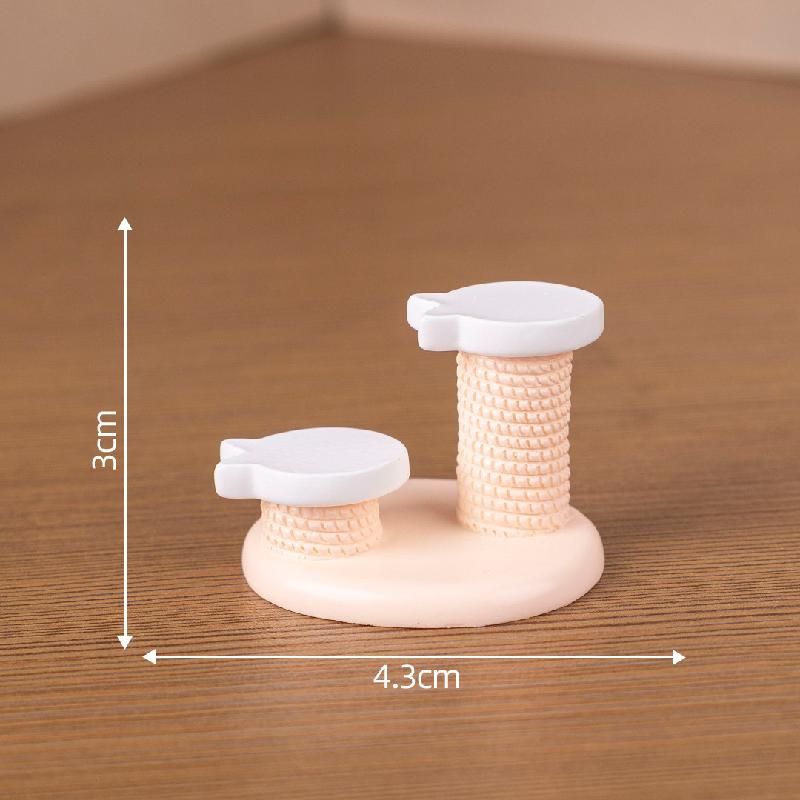 Tiểu cảnh mèo leo cây dễ thương, búp bê DIY, phụ kiện trang trí bàn mini đáng yêu (ZC-14)