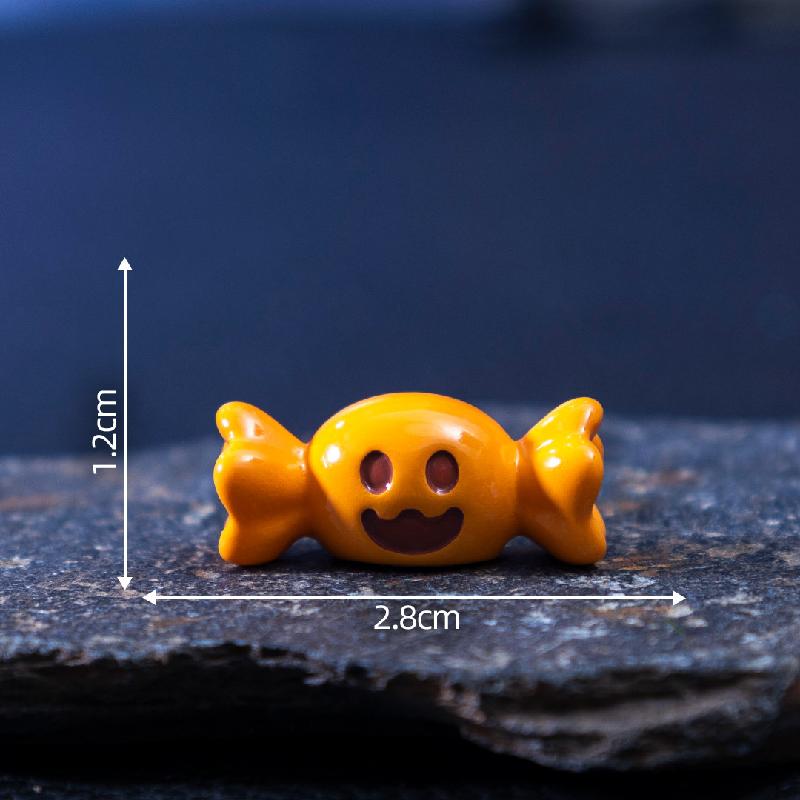 Bí ngô, sọ Halloween, kẹo mini DIY, phụ kiện bàn tiểu cảnh nhỏ sáng tạo (ZC-54)