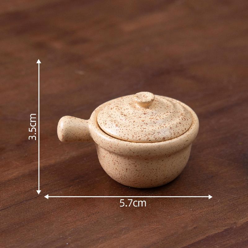 Tiểu cảnh bát, nồi giả ăn được DIY, phụ kiện bàn tiểu cảnh mini (ZC-742)