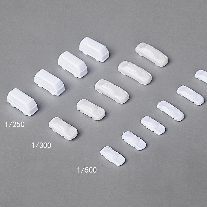 Phụ Kiện Mô Hình Xe Buýt Mini Mô Hình Màu Trắng Tỷ Lệ 1:300-1:500 (MH-252)