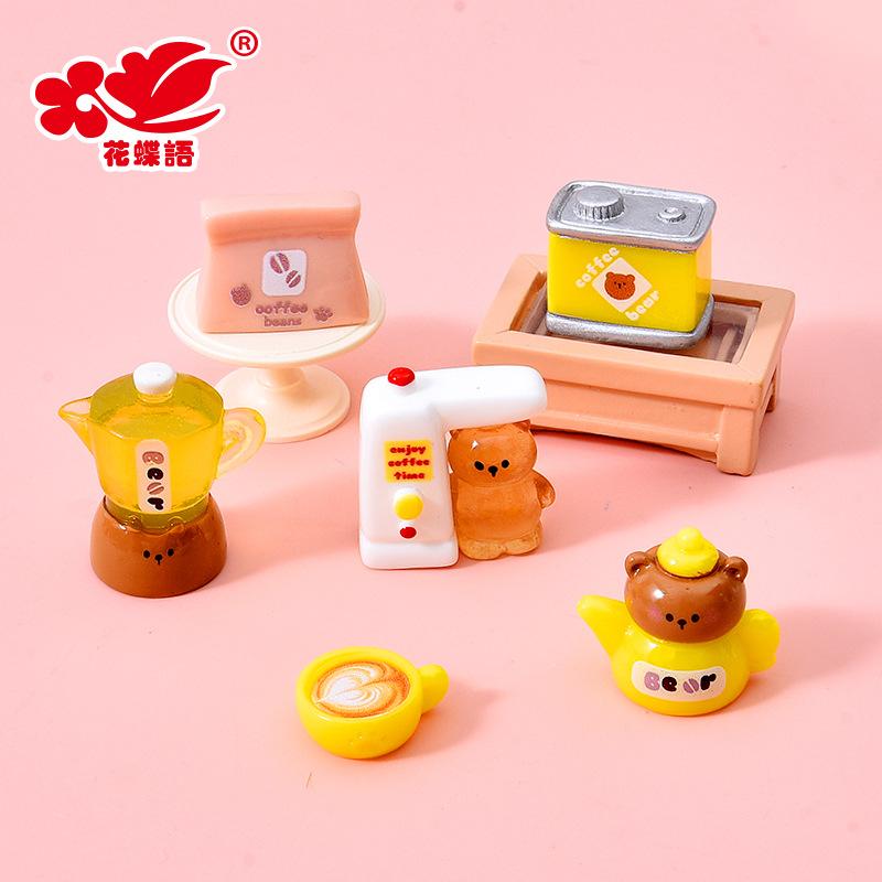 Phụ Kiện Nhỏ Xinh Dụng cụ cà phê gấu mini (NX-129)