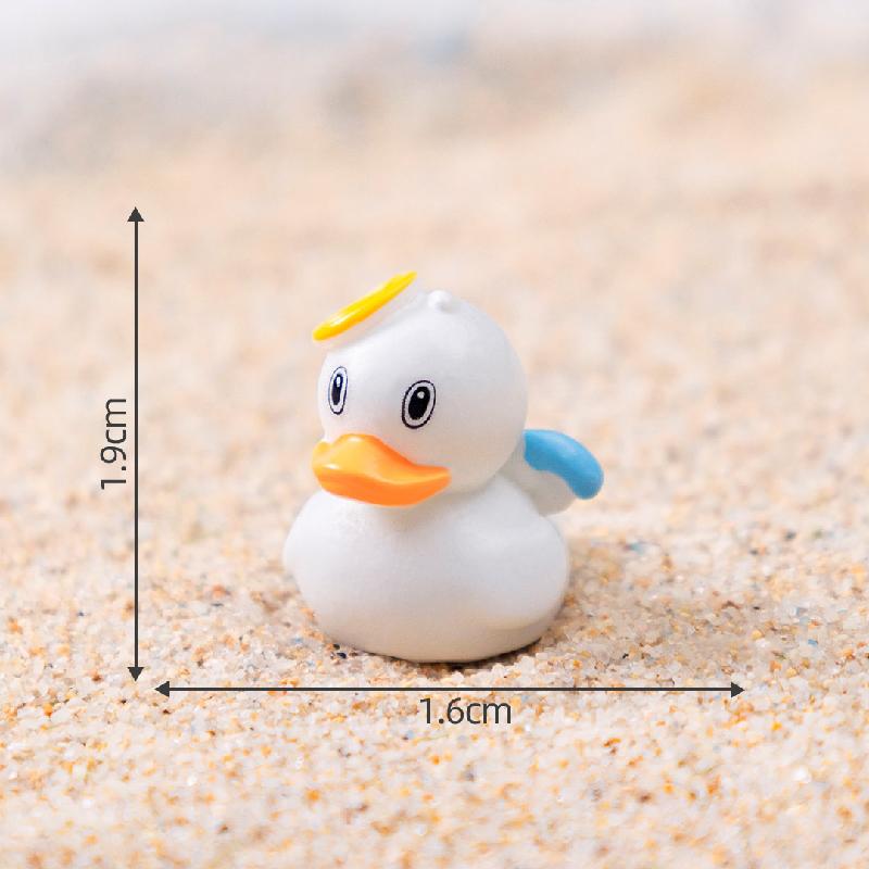 Tiểu cảnh thiên thần vịt Phục Sinh DIY, phụ kiện tiểu cảnh mini treo bàn cute micro (ZC-1390)