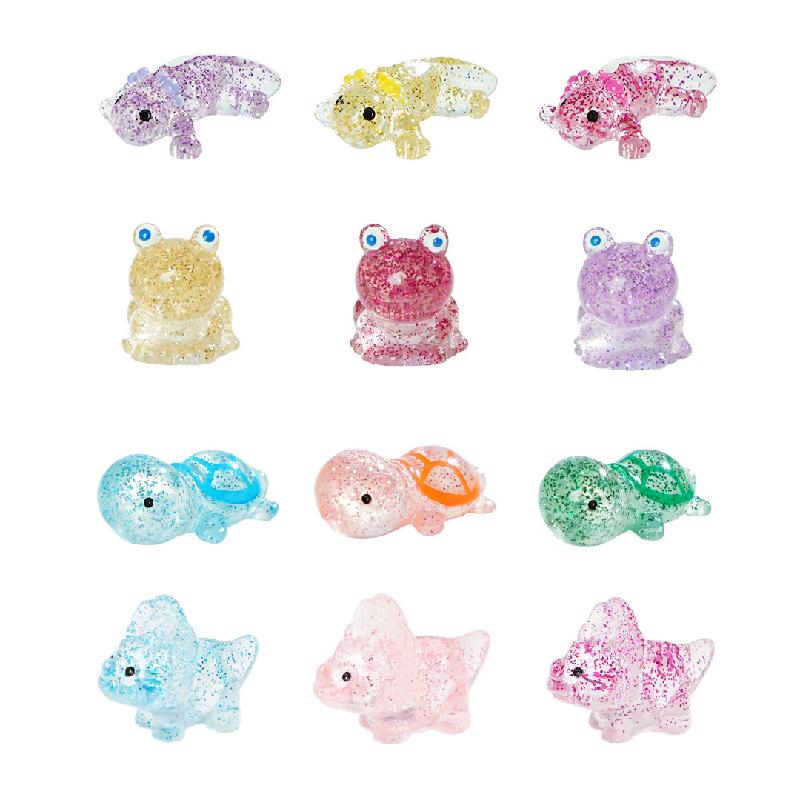 Tiểu cảnh rùa & kỳ nhông phát sáng DIY, phụ kiện tiểu cảnh mini resin garden treo bàn đáng yêu cute (ZC-1467)