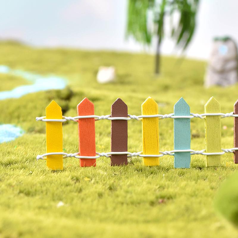 Tiểu cảnh hàng rào gỗ 30cm DIY, phụ kiện tiểu cảnh mini bàn thu nhỏ tạo cảnh (ZC-1041)