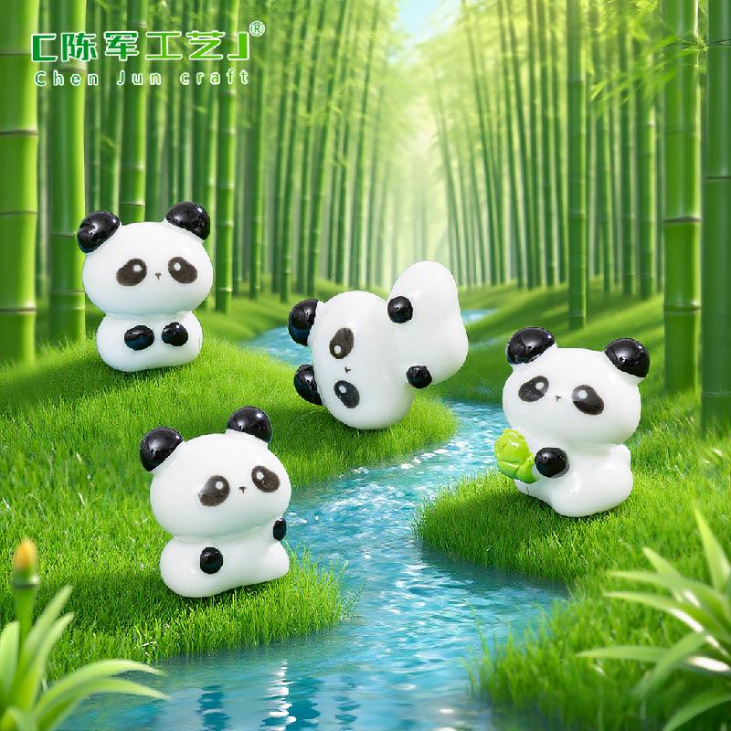 Phụ Kiện Tiểu Cảnh Gấu Trúc Đỏ Mini Trang Trí Vườn (PK-565)