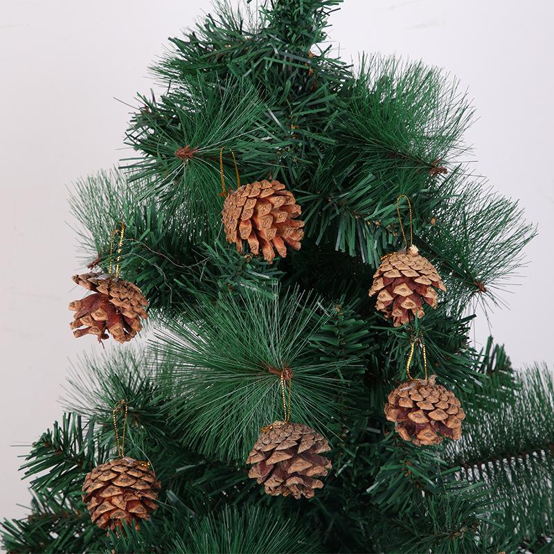 Trang Trí Noel Đồ trang trí Giáng Sinh - phụ kiện làm từ quả thông và tuyết, lý tưởng cho DIY và trang trí cây thông. Mang đến không khí lễ hội ấm cúng.